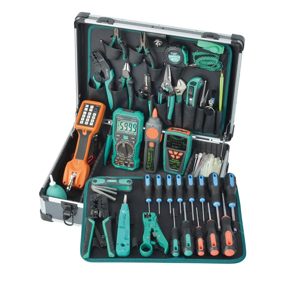 PRK PK-1938M5 Master Telecom & Networking Tool Kit with MT-7029