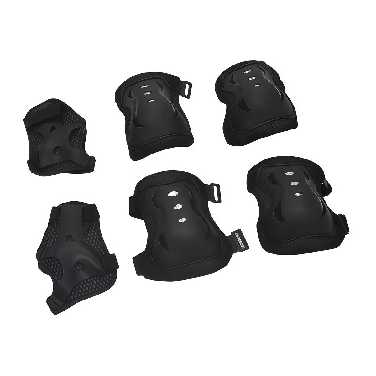 Kids' Skateboard Protective Gear - Ages 6-10 - Black
