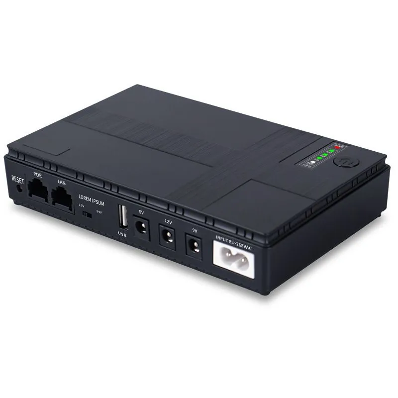 MINI DC UPS for WiFi Routers 8800MAH