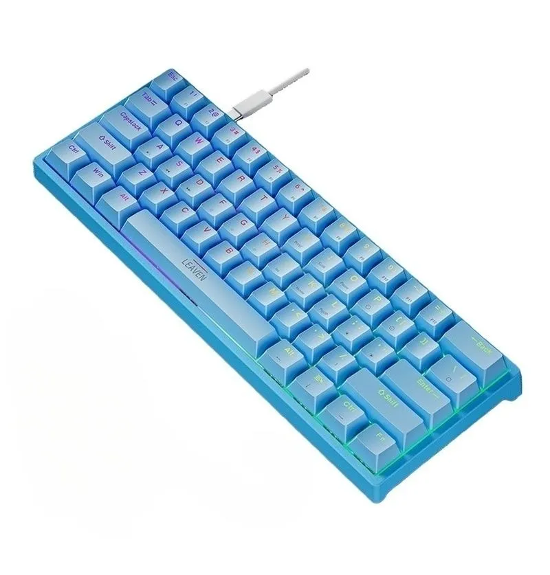 K620 Mini 61-Key RGB Mechanical Gaming Keyboard with Hotswap - Blue