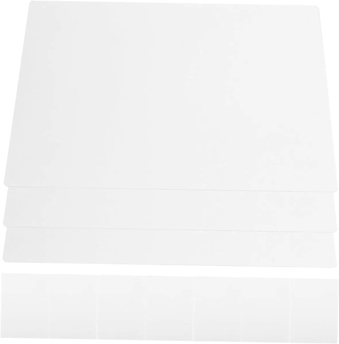 10 Pcs Blank Plastic Business Cards for Dual-sided Sublimation Printing