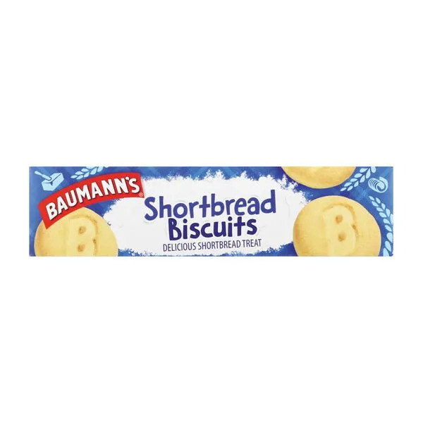 Baumanns Shortbread 160 g - 15 Pack Premium Buttery Biscuits