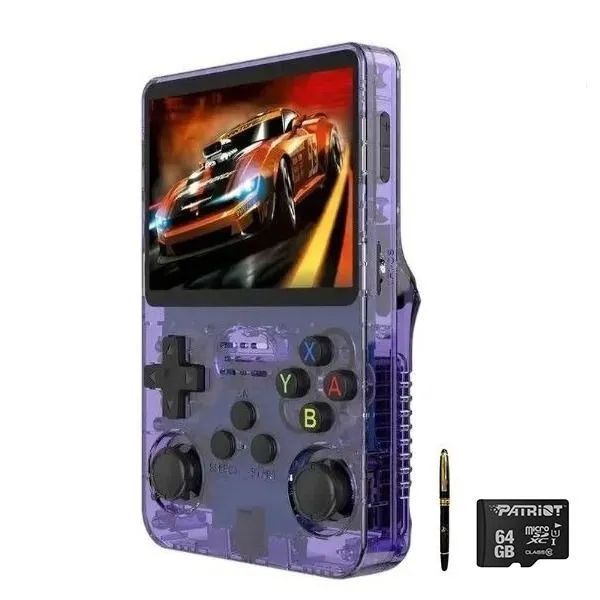 R36S Handheld Gaming Console with 15k Games loaded + 64 GB SD & Apex Pen
