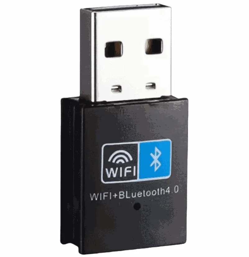 150Mbps 2in1 USB WiFi Bluetooth Adapter Compatible with PC Laptop Windows - 2.4G 150Mbps