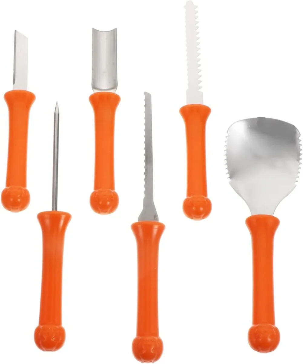 Halloween Pumpkin Carving Kit Set of Portable Graving Tools Storage Bag