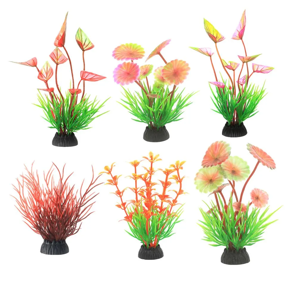 FishTank Plant Set of 6 (10cm) - Summer