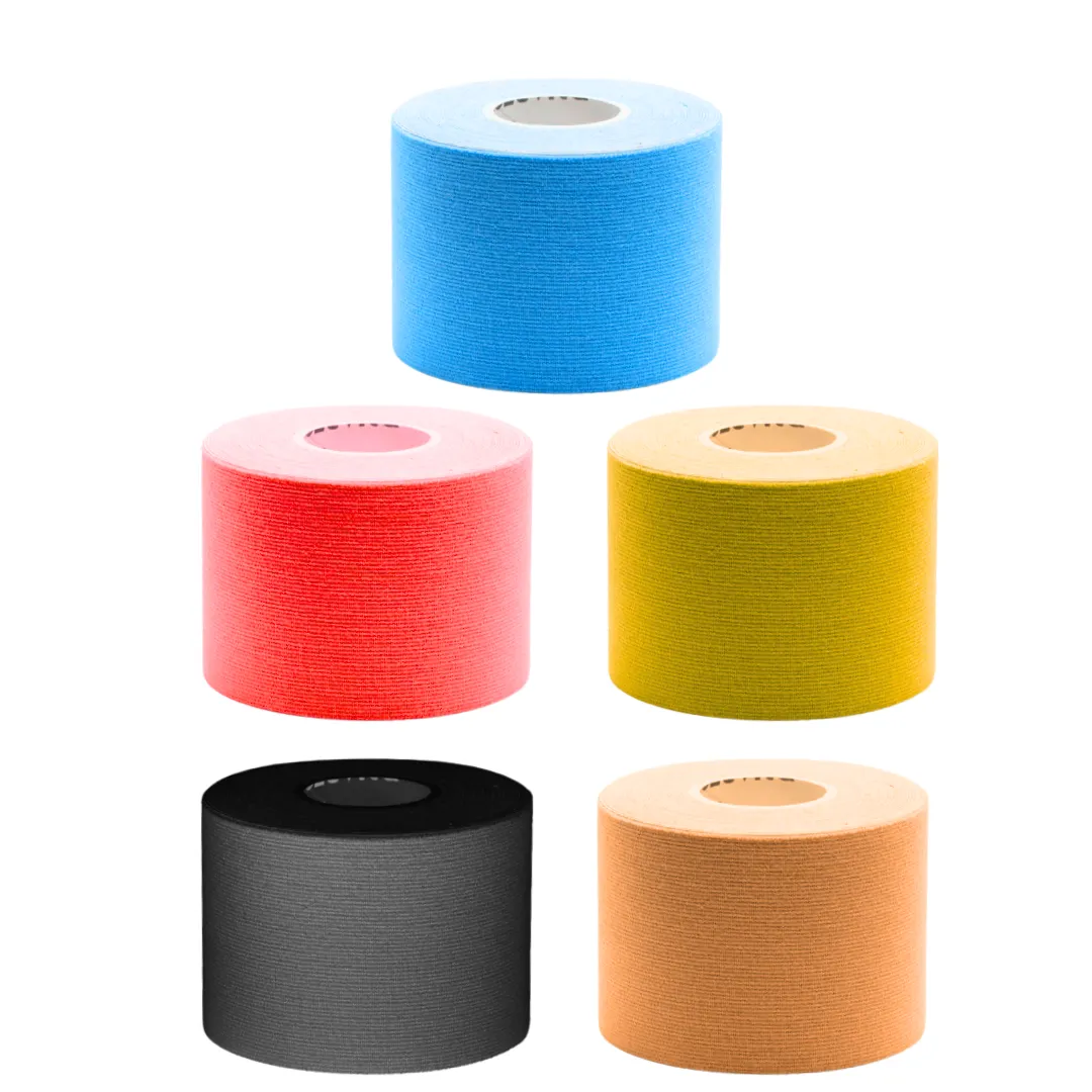 ARFAST - Sports Fitness Therapy Kinesiology Tape for Muscle Joint - 5 Rolls