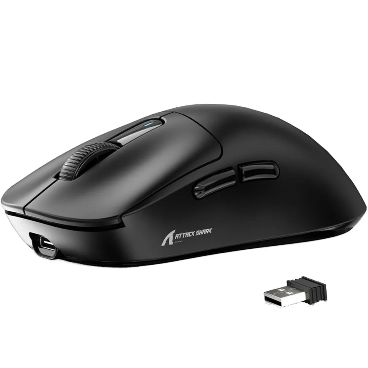 ATTACK SHARK X3 Wireless RGB Tri-modes Gaming Mouse PAW3395 - Black