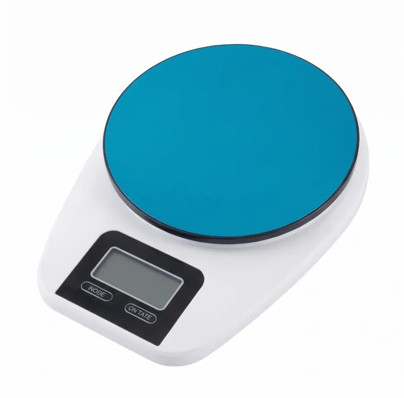 Digital Kitchen Scale with LCD Display, Stainless Steel Platform for Food