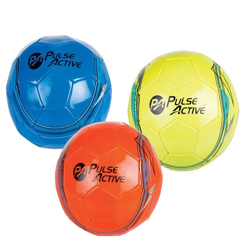 Soccer Ball Neon 2 Ply Size 5 (3 Pack)