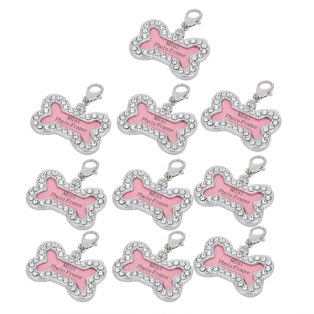 Stainless Steel Dog Cat Id Tag Anti-Loss Pet Hanging Necklace