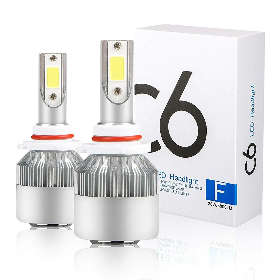 9005 HB3 Visibility Boost LED Bulbs 3000K Rainy Day Special Vehicle Lights