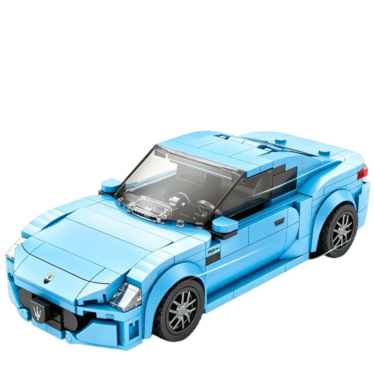 ZELTRYN Light Maserati DIY Brick Sports Car Blue