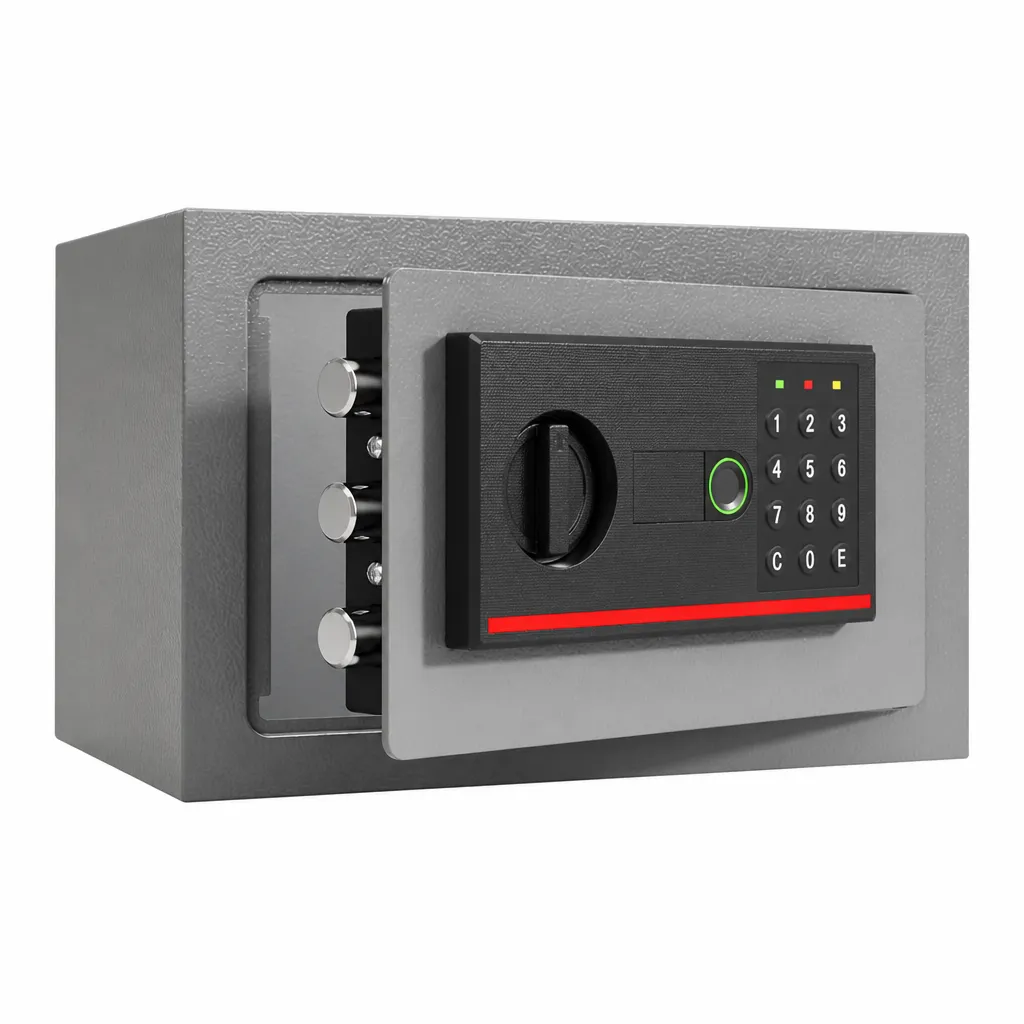 Fingerprint Biometric Electronic Safe 31x20x20cm for Secure Storage