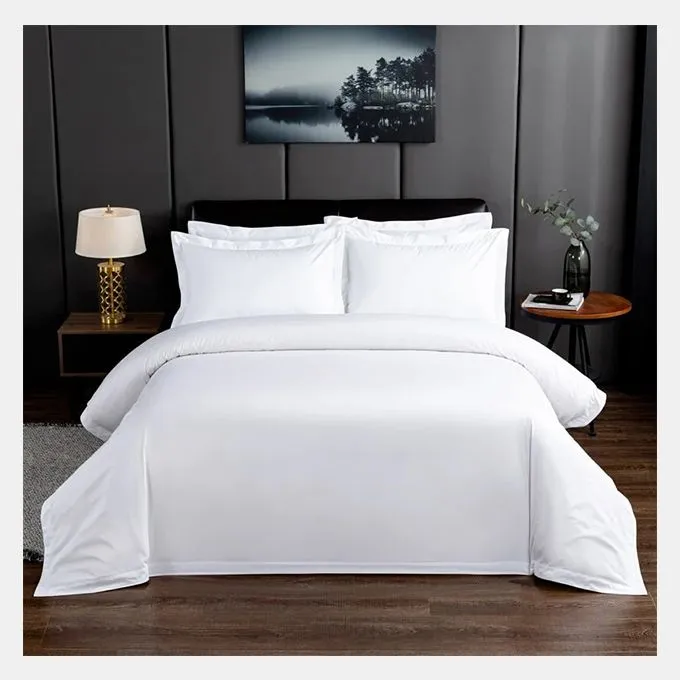 Egyptian Collection - Luxury, Cotton Soft, Breathable Plain Duvet Cover Set