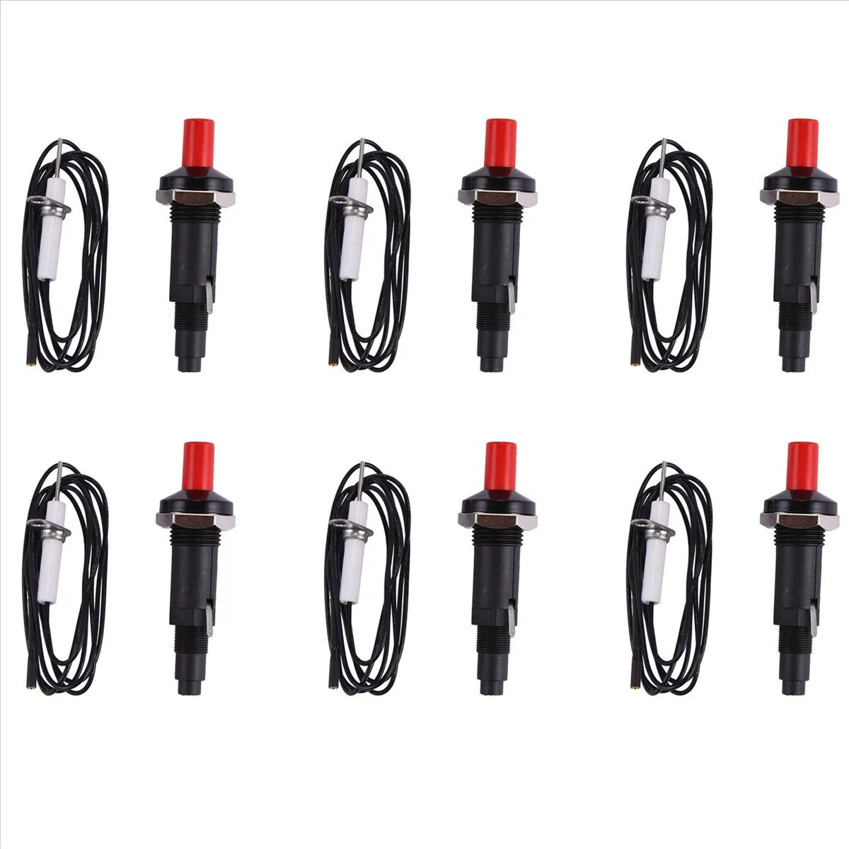 Piezo Ignition Set With Cable 1000Mm Long Push Button Lighters