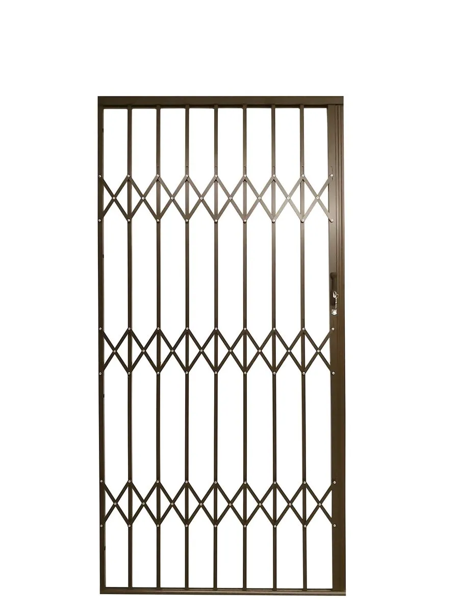 Slam Lock Security Gates - Brown