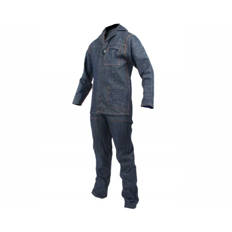 Overall - 2 Piece - Denim Blue - Size 44 Pants - 48 Jacket