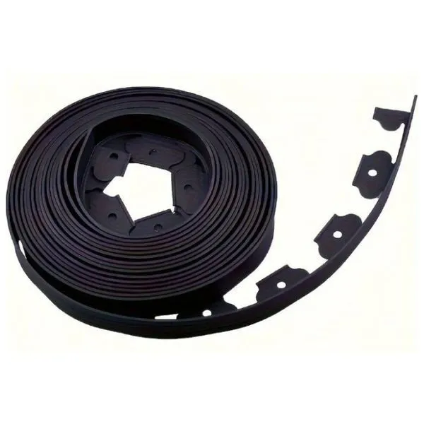 Landscape Edging Kit With Secure Stakes Black