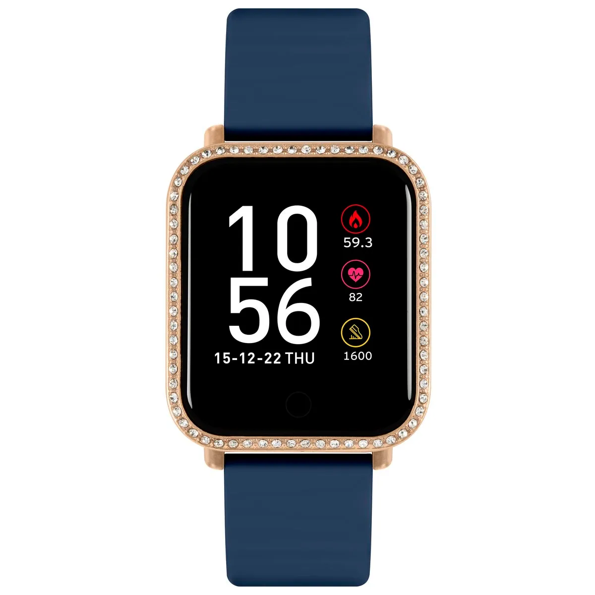 Reflex Active Series 6 Ladies Silicone Strap Smart Watch - Blue