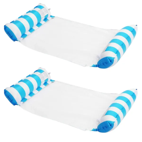 Pool Float and Water Hammock - 2 pieces - Blue