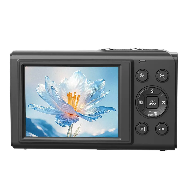 5K Digital Camera, Dual Screens Camera with 18X Digital Zoom, 2 Batteries