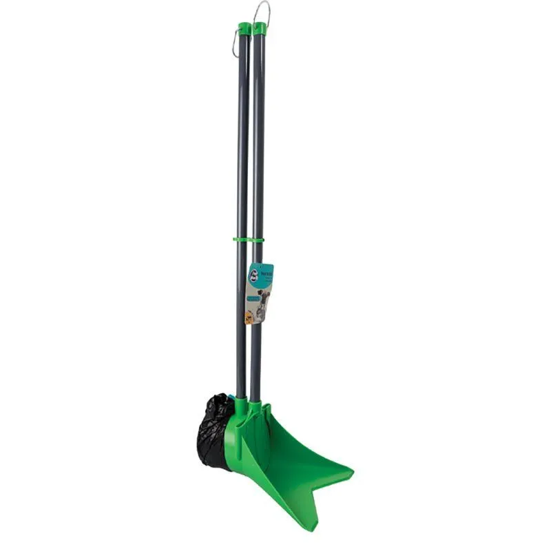 Poop Scoop - Pet Waste Collector - Spade with Bag Holder - 6 Pack