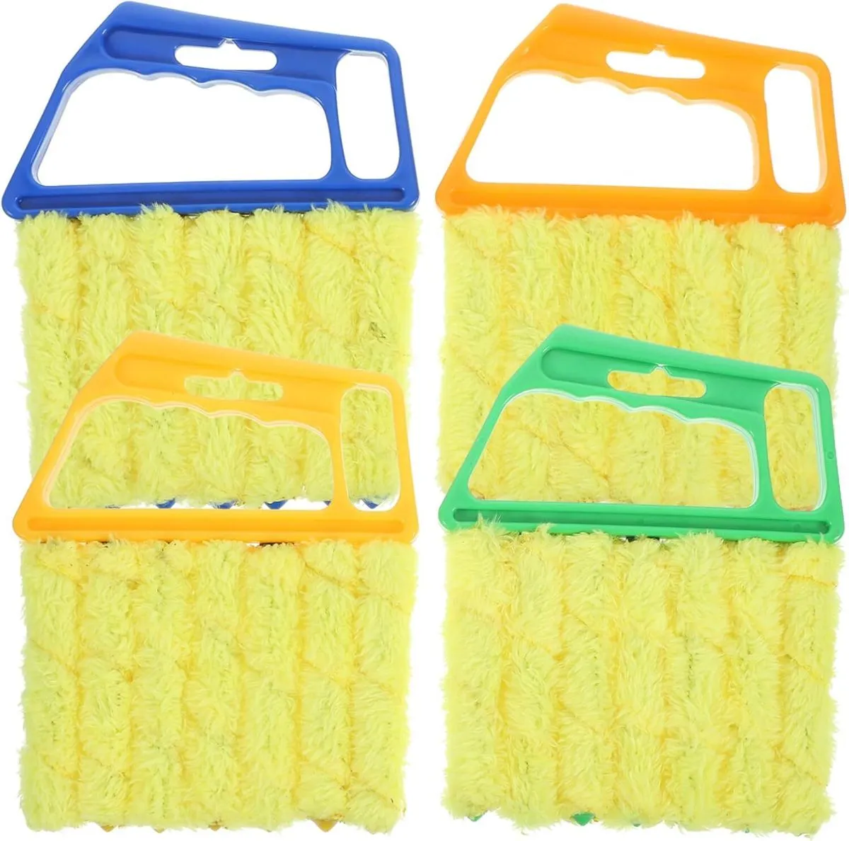 4pcs Blinds Cleaner Handheld Duster for Window Blinds and Car Cleaning