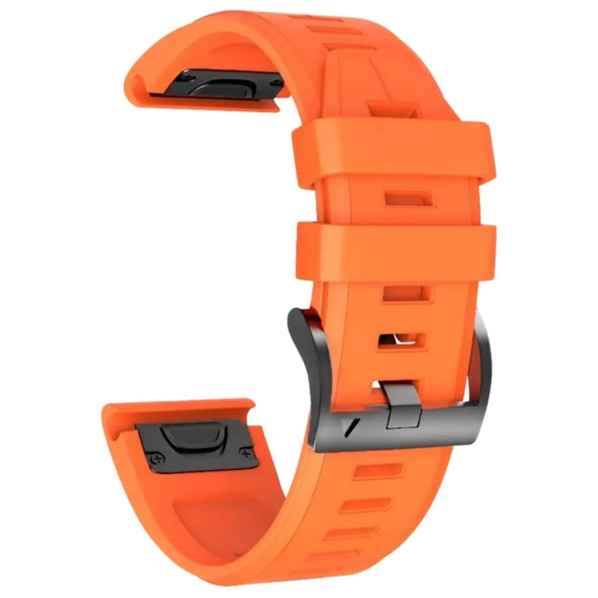 FocusFit 22mm Strap Compatible with Garmin Fenix 5/6/7 Forerunner 955 - Orange