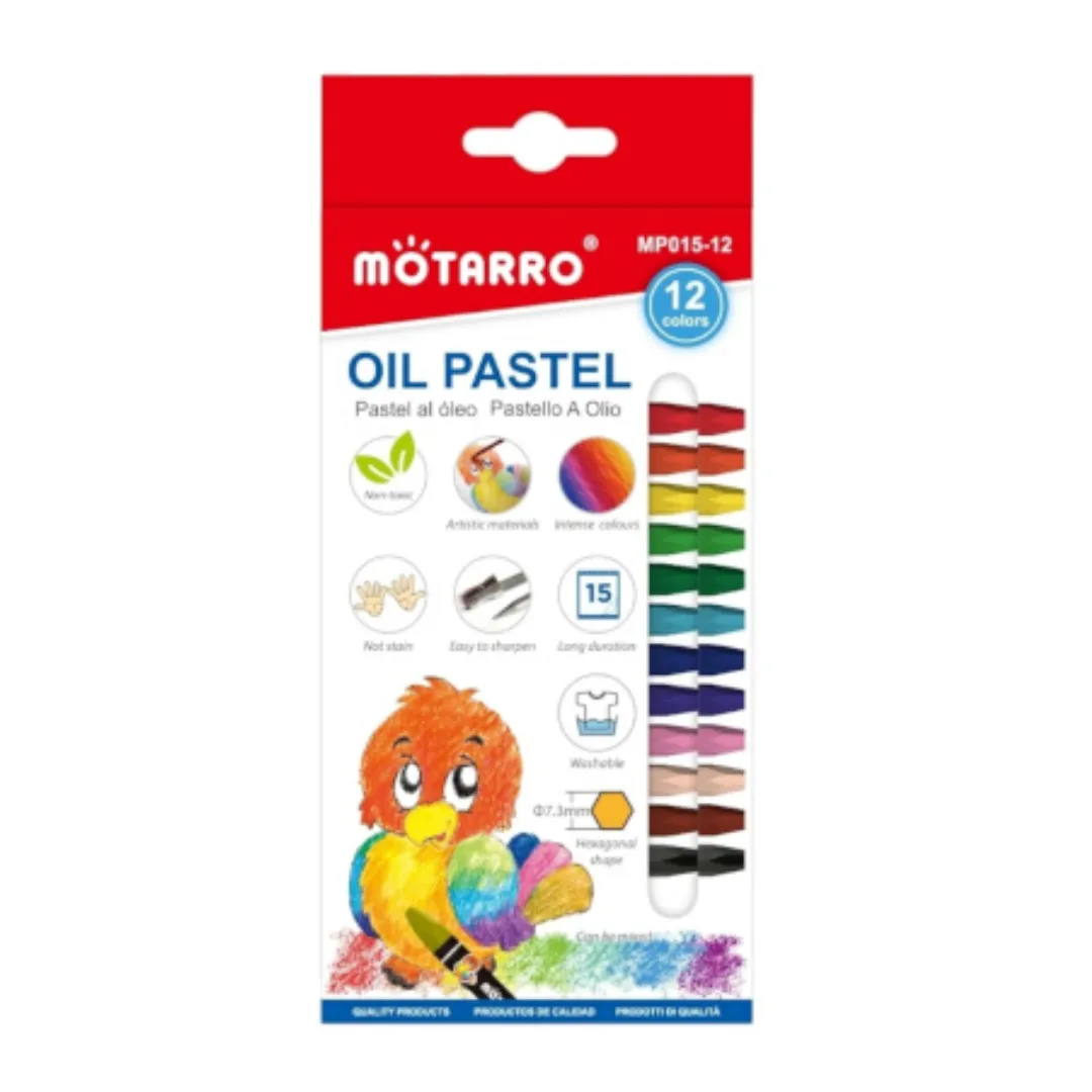 Motarro Oil Pastel 12 Colours