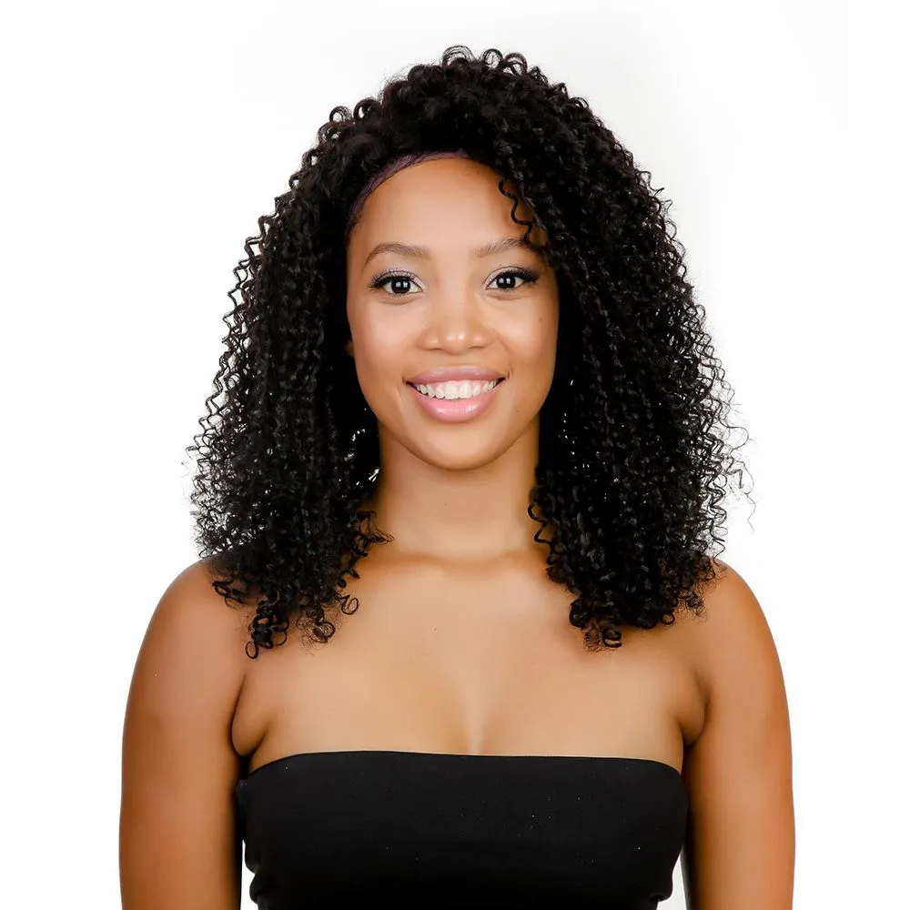 Joedir 360 Lace Frontal Wigs Long Kinky Curly Brazilian Pandora 1B