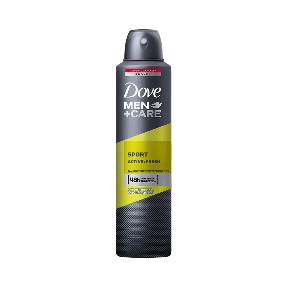 Dove Men Antiperspirant Active Fresh Deodorant Spray 250ml