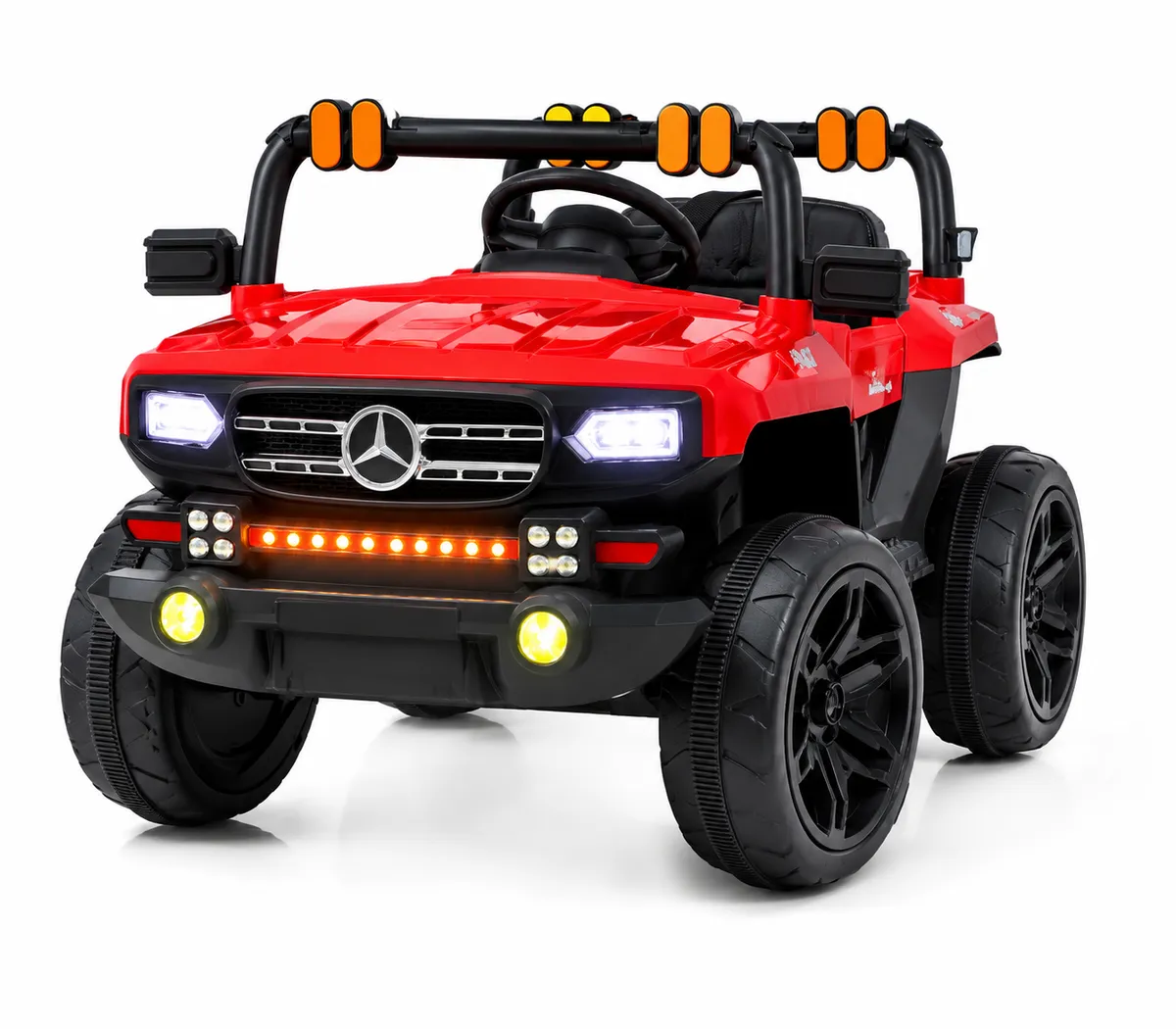 Hardcore Off-Road 4x4 Kids Ride-On Jeep 12V Electric Car with Remote