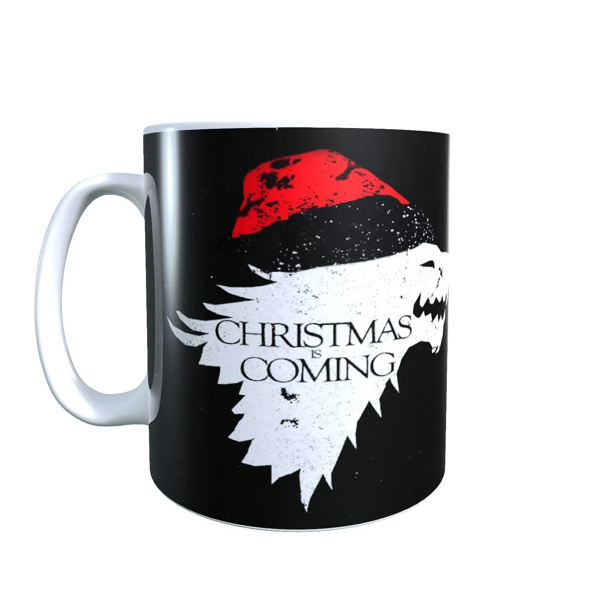 Christmas is Coming (Black) - Game of Thrones Christmas Coffee Mug