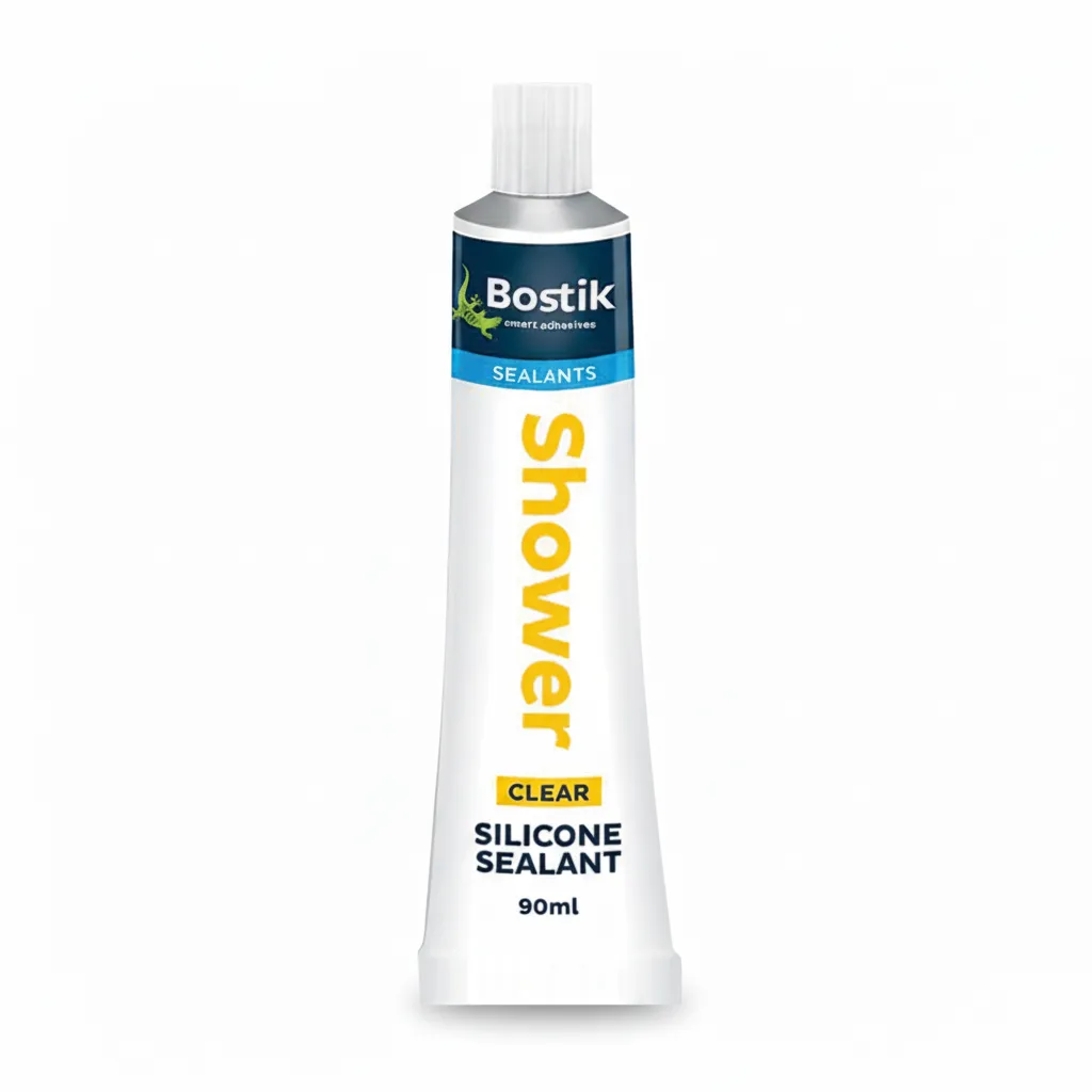 Bostik Clear Silicone Sealant for Showers and Bathrooms 90ml