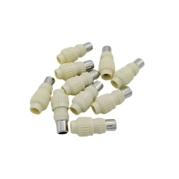 TV RF Connector Pin Hole Antennas Coaxial Cable-100Pcs
