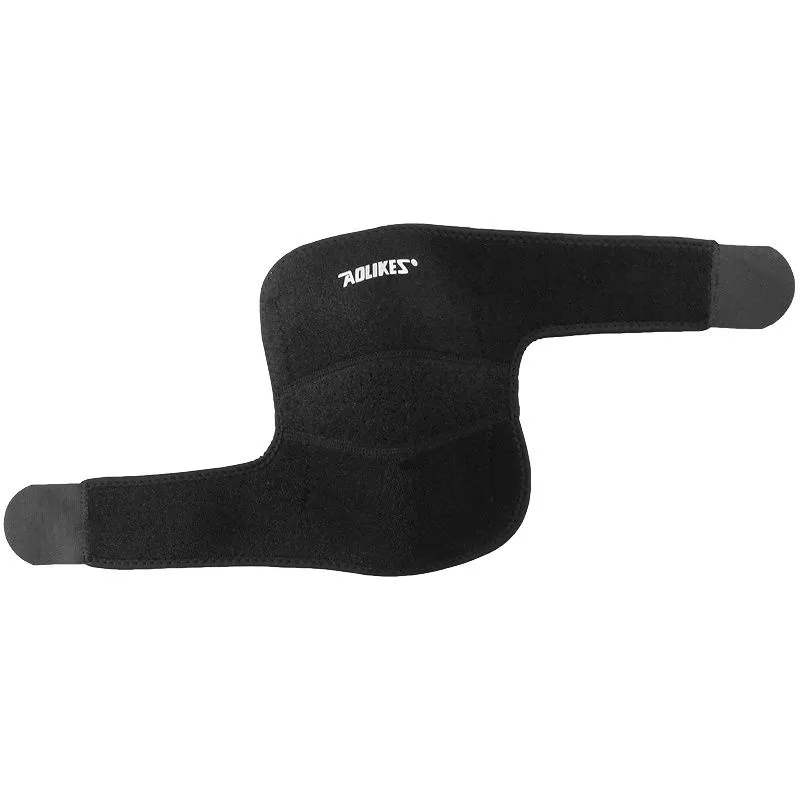 Sports Elbow Support with Double Adjustment - Black