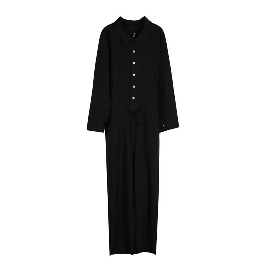 Spring and summer men's loose casual long-sleeved jumpsuit - M