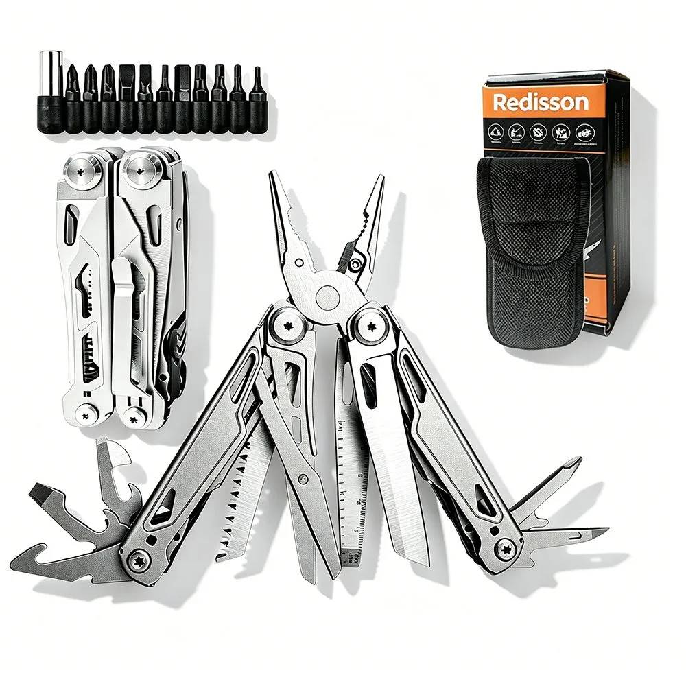 27in1 Heavy Duty Folding Multi Tool Pliers,Pocket EDC Tool for Camping