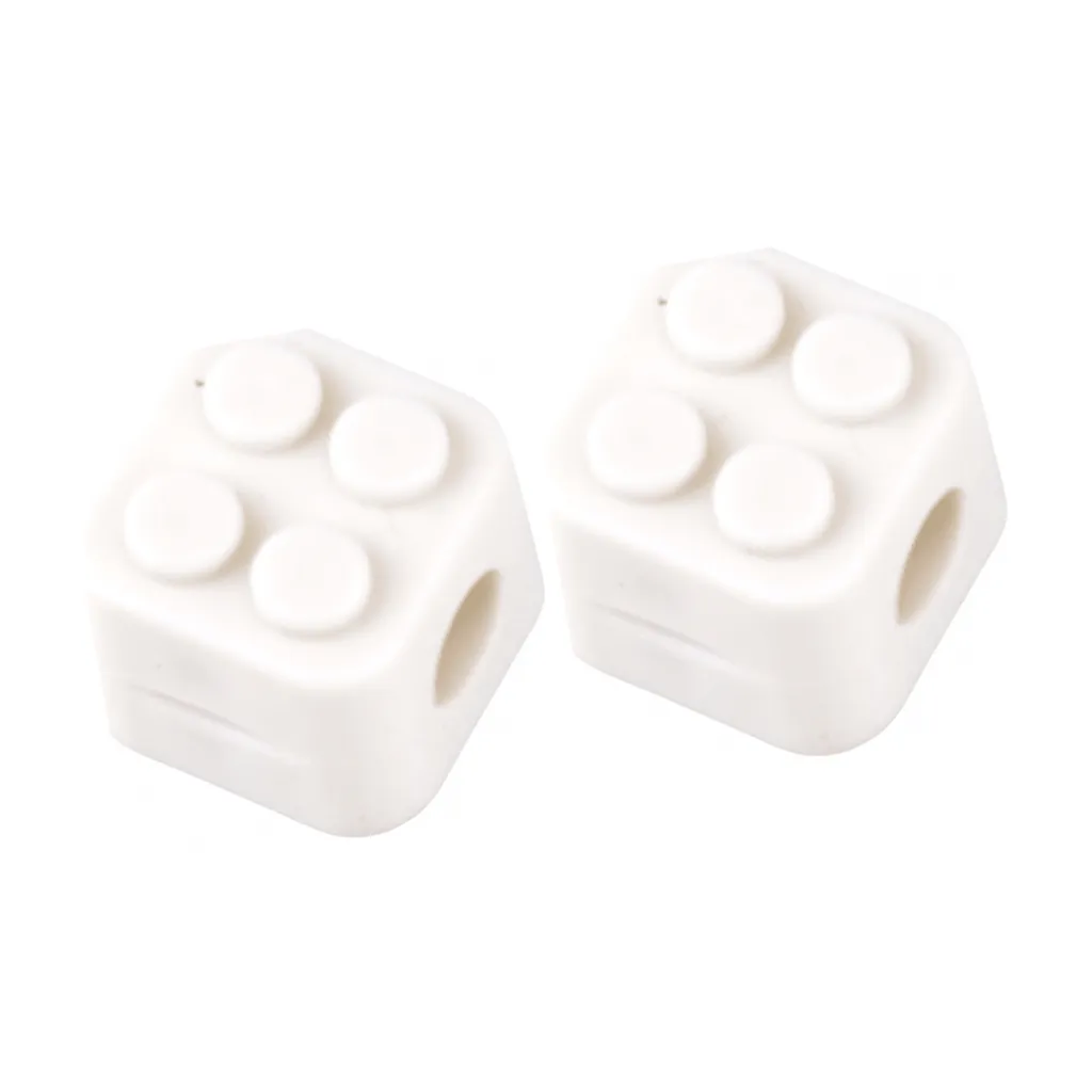 2 Pack - Building Block Cable Organizer - White