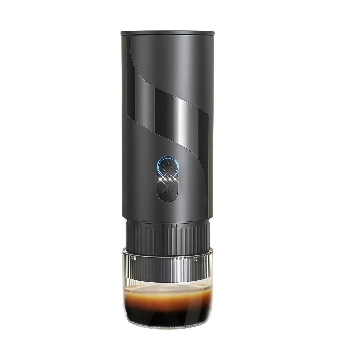 Portable 2-in-1 Espresso Maker for Coffee Grounds and Capsules
