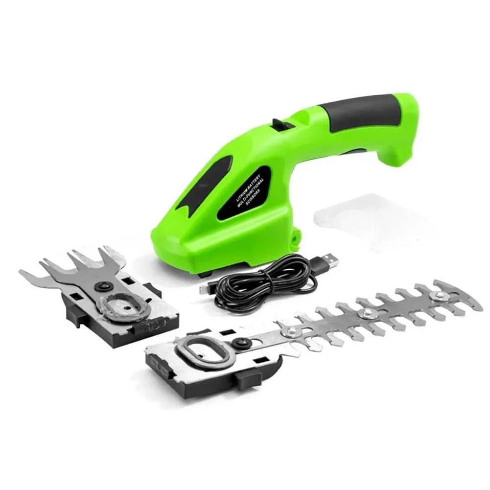 2 In 1 Eletric Cordless Hegde Plants Trimmer Handheld Grass Cutter