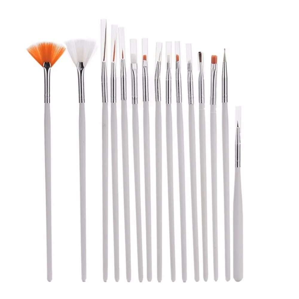 Nail Art Brush Set (15 Brushes)