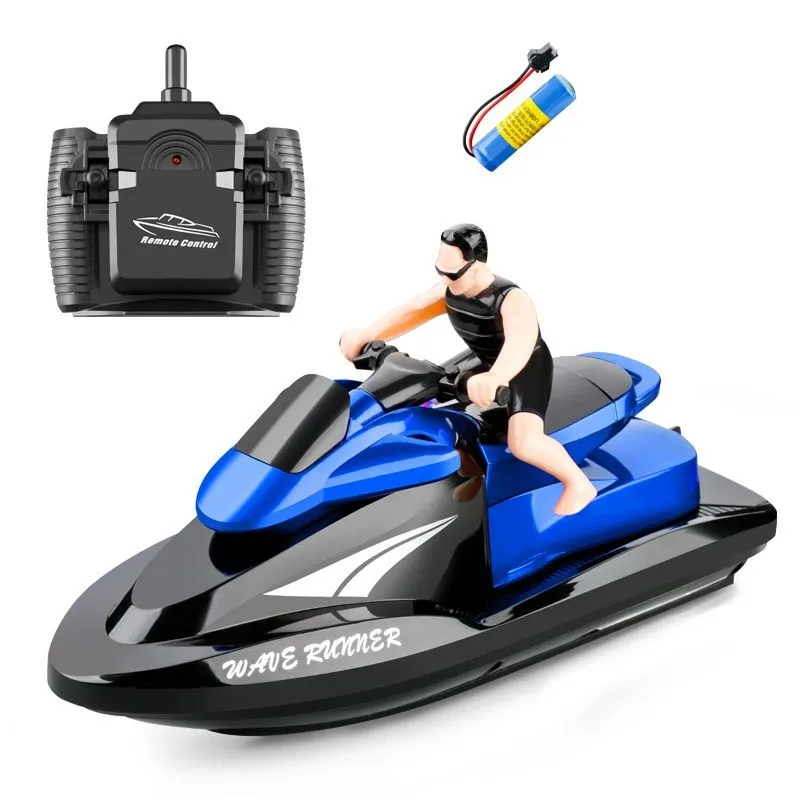 Model 809 Dual-Motor RC Speed Boat With 2.4GHz Multi-Player Racing - Blue