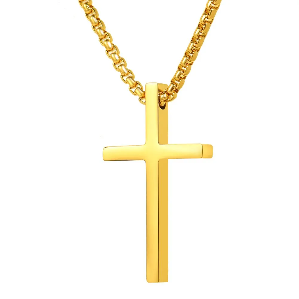 Male Faith Necklace Cross Charms Cross Necklaces Pendants