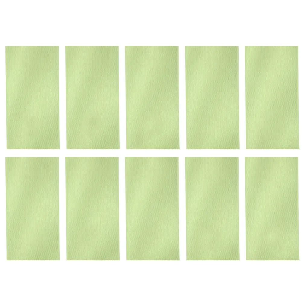 10Pieces Green Beeswax Foundation Sheets