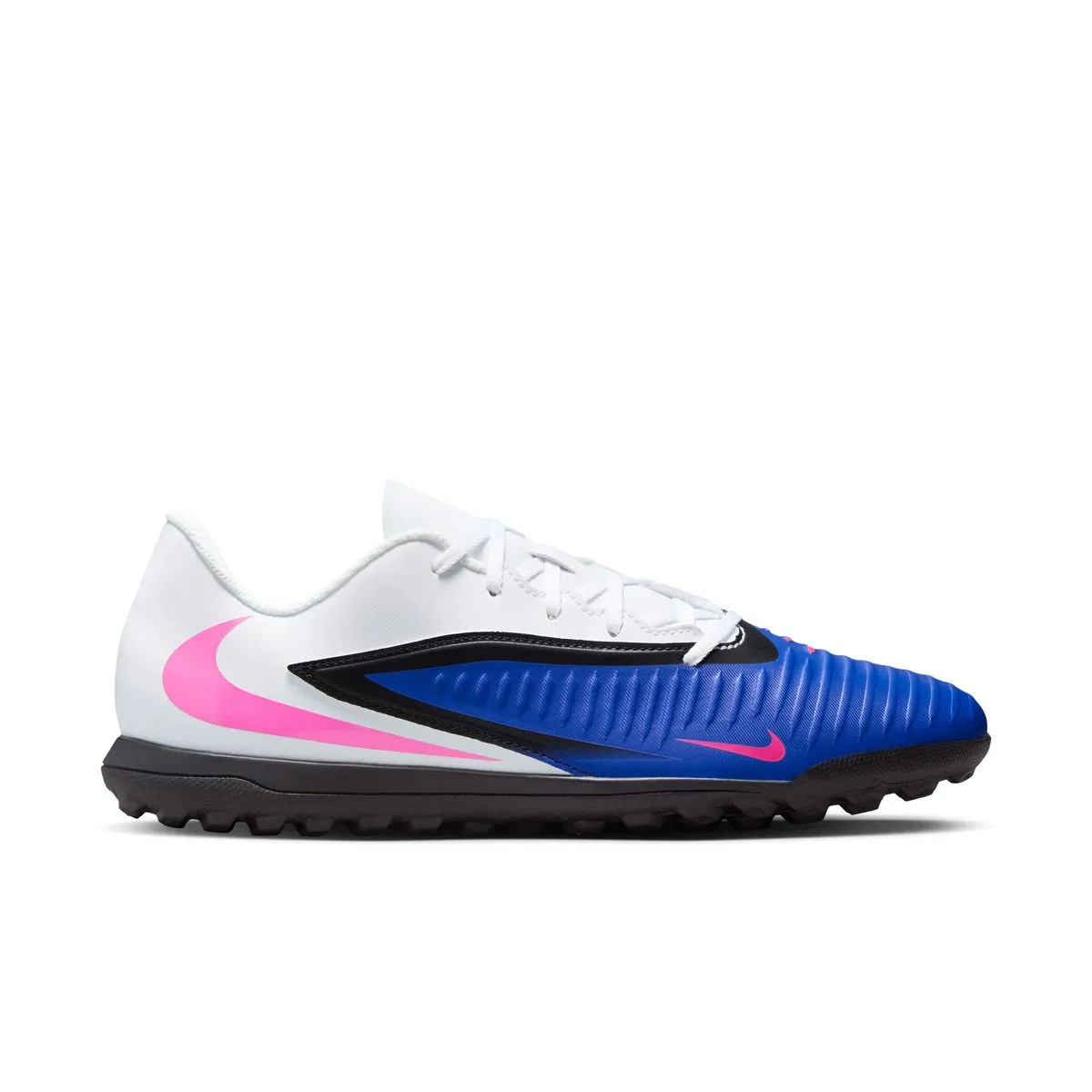 Nike Phantom 6 Low Club Turf Football Shoes - Racer Blue/Pink Blast/White