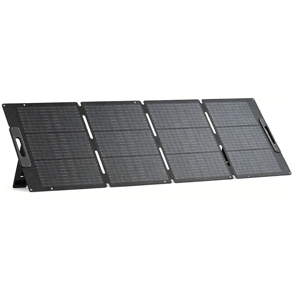 100W 4-Fold Portable Solar Panel - IP68 Waterproof with Adjustable Stand