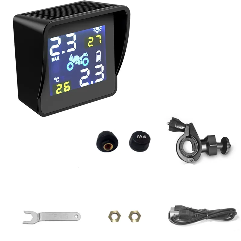 Wheel Speed Sensor Solar Charging TPMS Tire Tyre Pressure