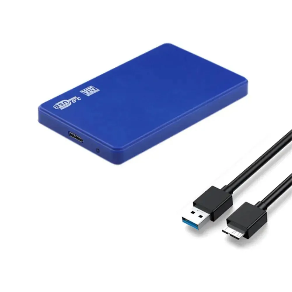 2.5" USB 3.0 Sata Hard Drive Enclosure Case - Blue